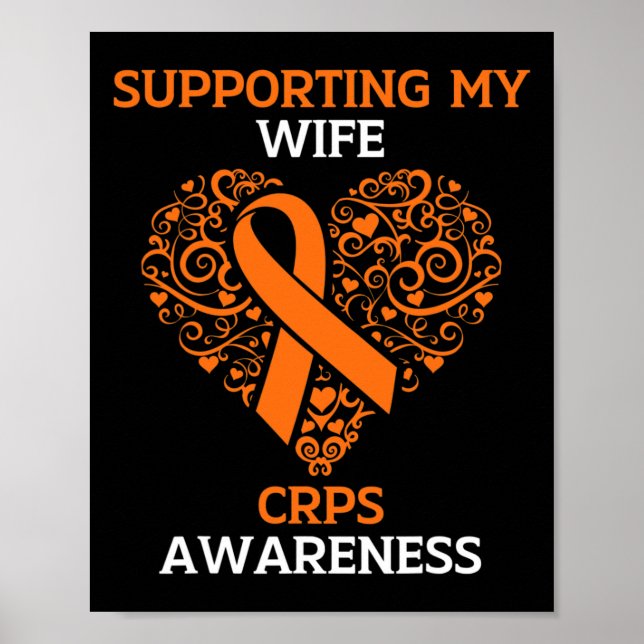 Affiche Soutien à ma femme RSD Mois de sensibilisation aux (Devant)