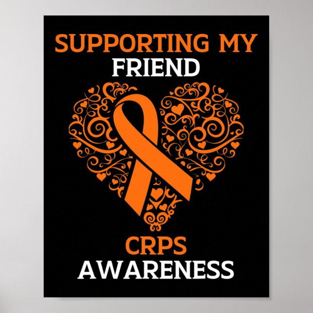Affiche Soutien à mon ami RSD FCRU Mois de sensibilisation (Devant)