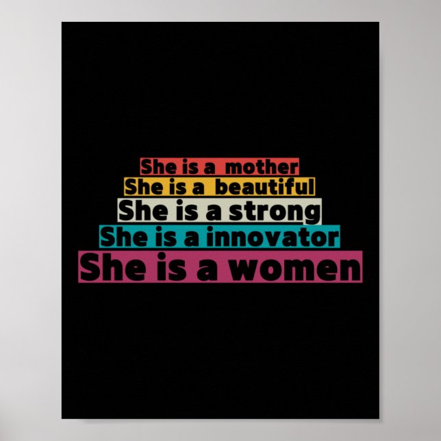 Affiche Soutien aux droits des femmes (Devant)