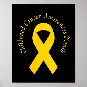 Affiche Soutien contre le cancer de l'enfant Famille Cance