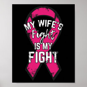 Affiche Soutien contre le cancer du sein Sensibilisation c
