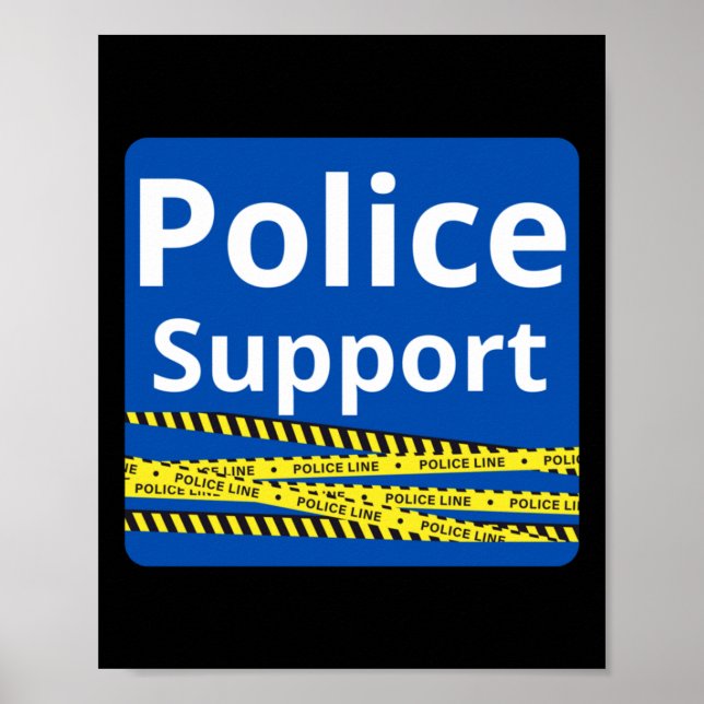 Affiche Soutien de la police (Devant)
