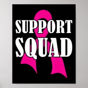 Affiche Soutien de l'équipe Cancer du sein - Équipe de sou