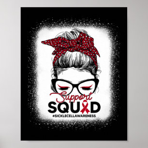 Affiche Soutien de l'équipe Leopard Messy Bun Sickle