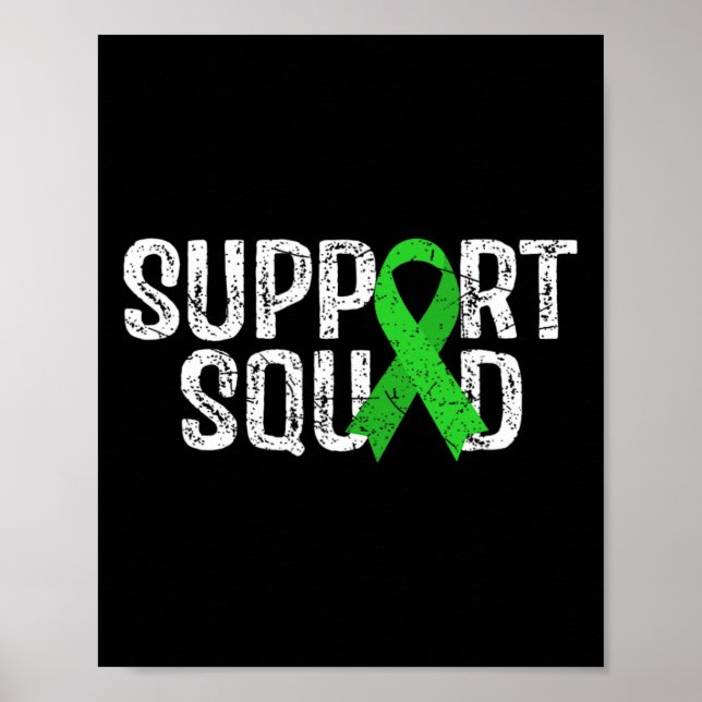 Affiche Soutien de l'équipe Sensibilisation aux maladies d (Devant)