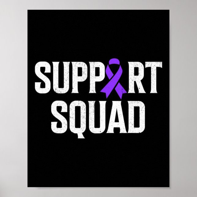 Affiche Soutien de l'équipe Soutien Sensibilisation au can (Devant)
