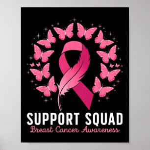 Affiche Soutien du guerrier du cancer du sein Équipe du ca