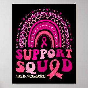 Affiche Soutien du guerrier du cancer du sein Équipe du ca