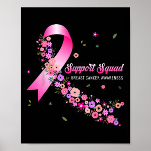 Affiche Soutien du guerrier du cancer du sein Équipe du ca