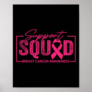 Affiche Soutien du guerrier du cancer du sein Équipe du ca