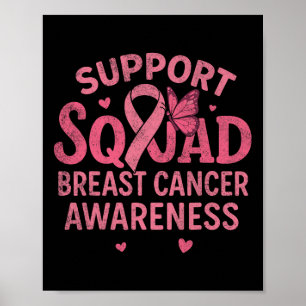 Affiche Soutien du guerrier du cancer du sein Équipe du ca