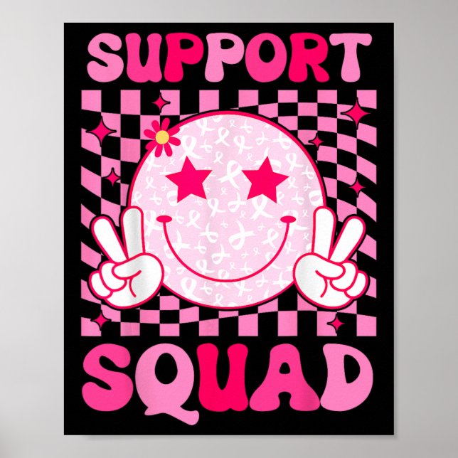 Affiche Soutien du guerrier du cancer Équipe de lutte cont (Devant)