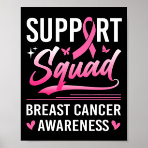 Affiche Soutien Équipage jumelé Famille Cancer du sein
