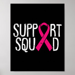 Affiche Soutien Équipe de sensibilisation au cancer du sei