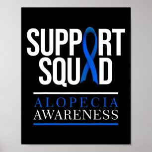 Affiche Soutien Escadron Alopécie Sensibilisation Perte de