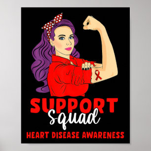 Affiche Soutien Escadron Red Warrior Sensibilisation aux m