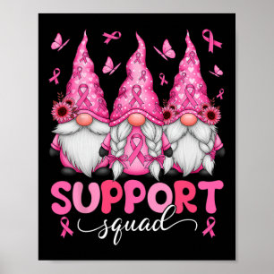 Affiche Soutien Gnomes de l'équipe Sensibilisation au canc