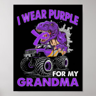 Affiche Soutien Grand-mère Pancreatic Cancer Monster Camio