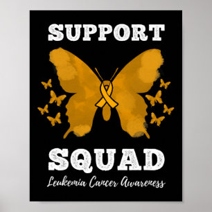 Affiche Soutien Leucémie Cancer Sensibilisation Sang Canc