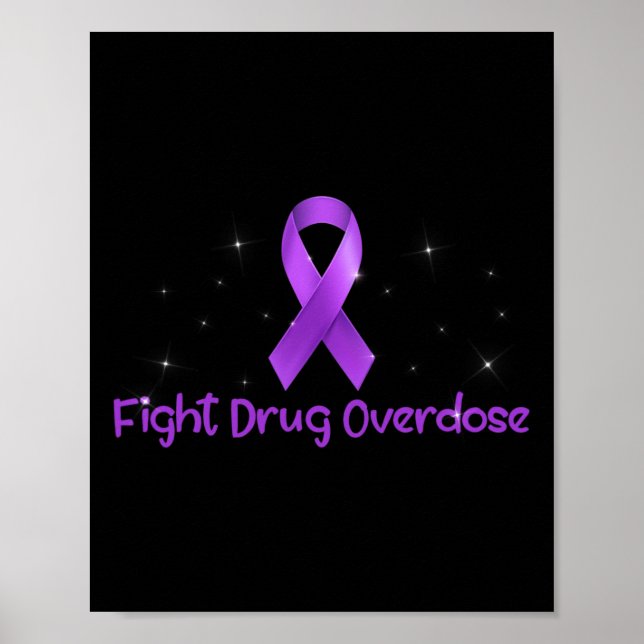Affiche Soutien Lutter Contre La Surdose De Drogue Sensibi (Devant)