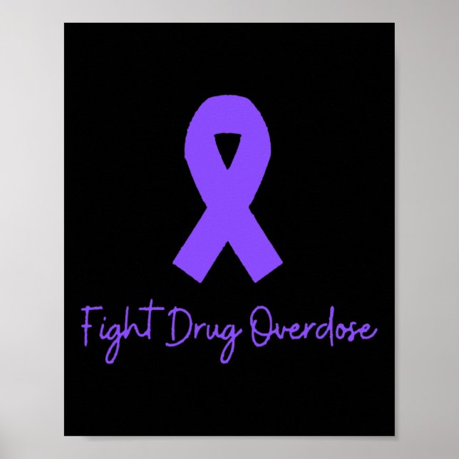 Affiche Soutien Lutter Contre La Surdose De Drogue Sensibi (Devant)