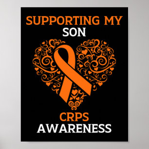 Affiche Soutien Mon Fils Rsd Crps Mois de sensibilisation