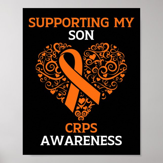 Affiche Soutien Mon Fils Rsd Crps Mois de sensibilisation  (Devant)