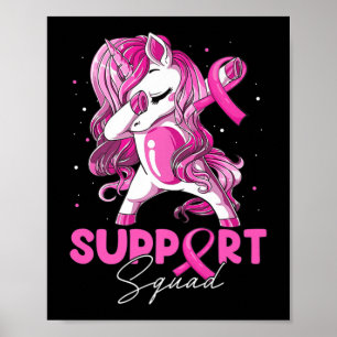 Affiche Soutien Squad Sensibilisation au cancer du sein Pi