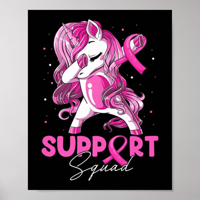 Affiche Soutien Squad Sensibilisation au cancer du sein Pi (Devant)