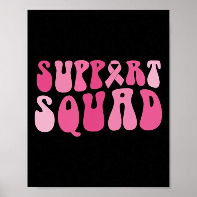Affiche Soutien Squad Sensibilisation au cancer du sein Ru (Devant)