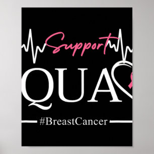 Affiche Soutien Squad Sensibilisation au cancer du sein Ru
