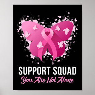 Affiche Soutien Squad Sensibilisation au cancer du sein Ru