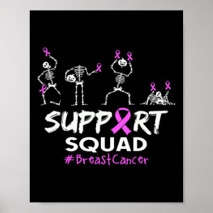 Affiche Soutien Squad Sensibilisation au cancer du sein Sk