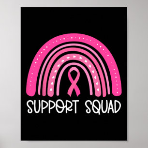 Affiche Soutien Squad Sensibilisation au cancer du sein Su