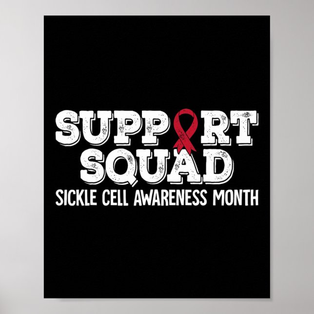 Affiche Soutien Squad Sickle Cell Awareness Mois 1 (Devant)