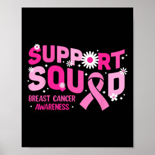 Affiche Soutien super Squad Sensibilisation au cancer du s