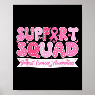 Affiche Soutien super Squad Sensibilisation au cancer du s
