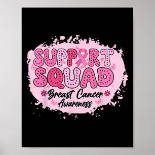 Affiche Soutien super Squad Sensibilisation au cancer du s