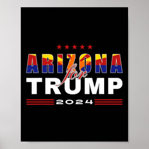Affiche Soutient Trump Dans La Maga De L'Élection Présiden