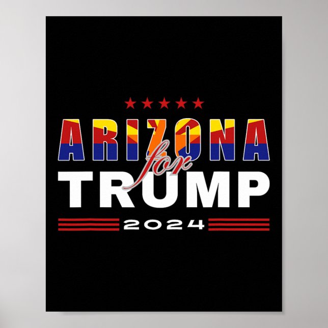 Affiche Soutient Trump Dans La Maga De L'Élection Présiden (Devant)