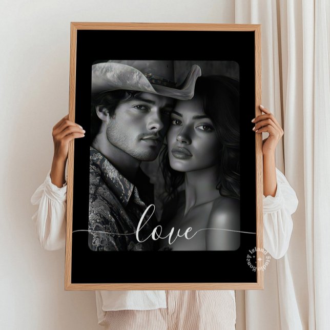 Affiche souvenir de couple à personnaliser (Créateur téléchargé)