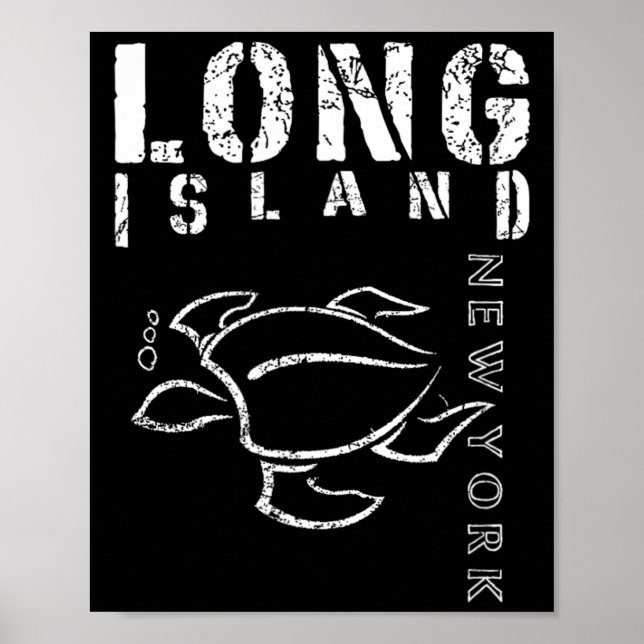 Affiche Souvenir de Long Island New York (Devant)