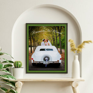 Affiche Souvenir de mariage rappelez-vous ce moment Photo