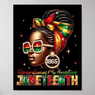 Affiche Souvenir de mes ancêtres Junetten African Black