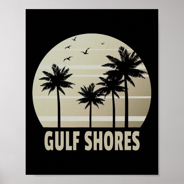Affiche Souvenir de vacances à Gulf Shores Alama  (Devant)