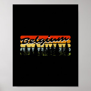 Affiche Souvenir de vacances de cabane d'arbres de coucher