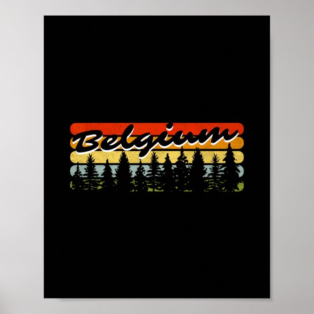 Affiche Souvenir de vacances de cabane d'arbres de coucher (Devant)