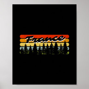 Affiche Souvenir de vacances de cabane d'arbres de coucher