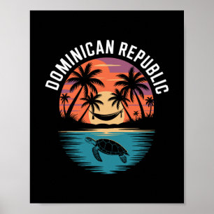 Affiche Souvenir de vacances en République dominicaine Pun