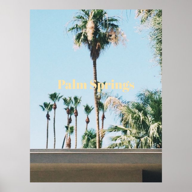 Affiche Souvenir de voyage à Palm Springs (Devant)